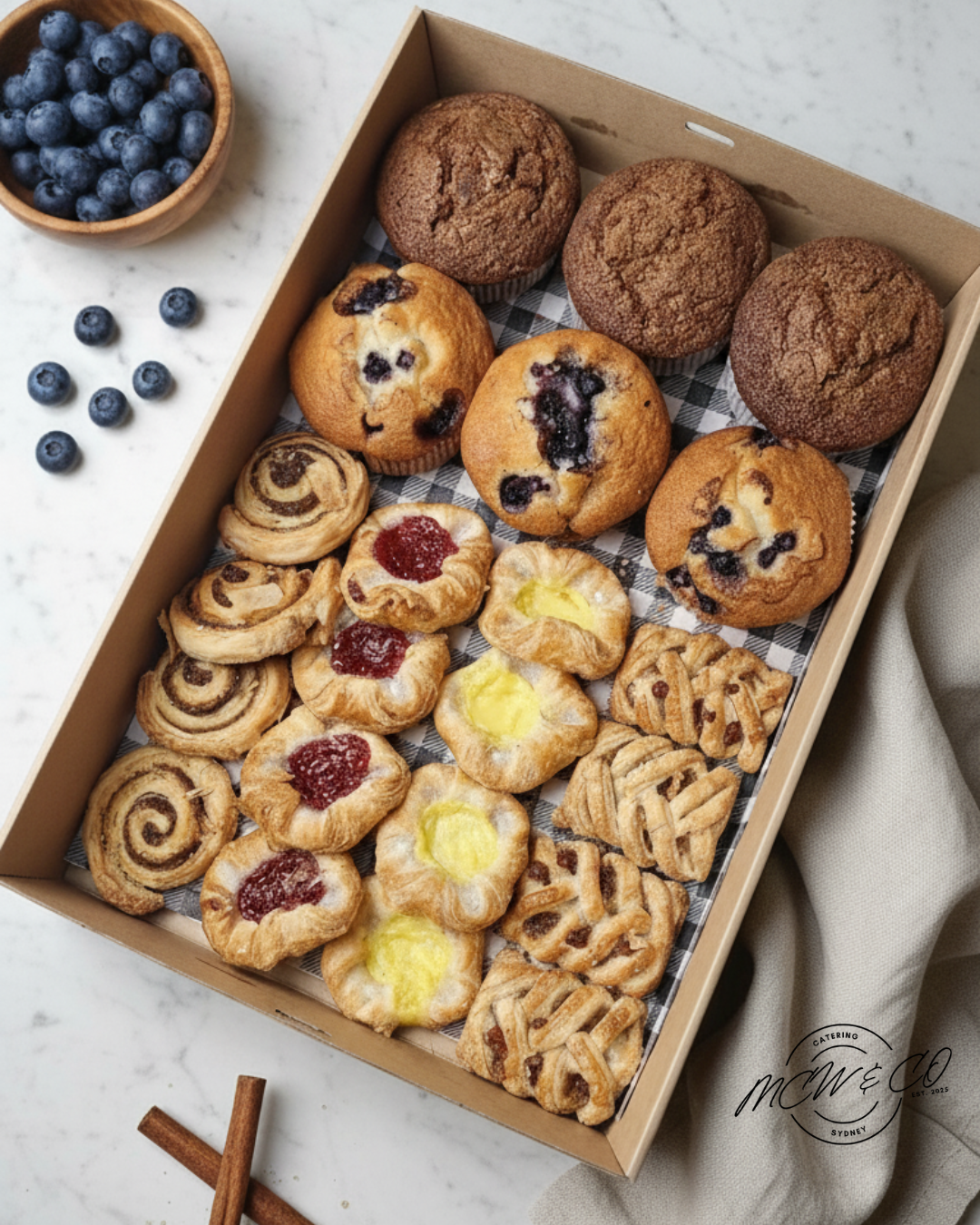 Mini Pastries & Muffins Platter
