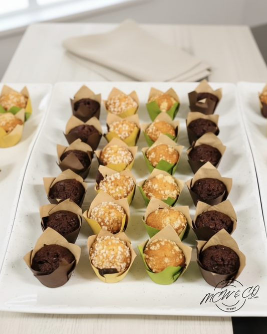 Breakfast Basket Mini Pastries & Muffins Platter